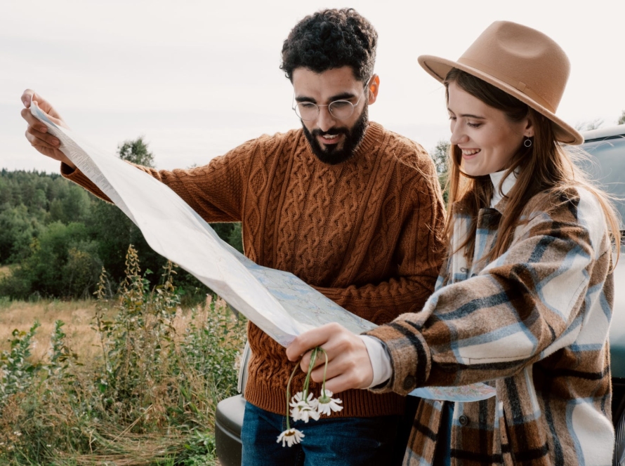 fashion man vacation couple